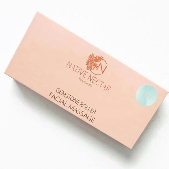 NIB Gemstone Roller Facial Massager (Jade) - Picture 1 of 5
